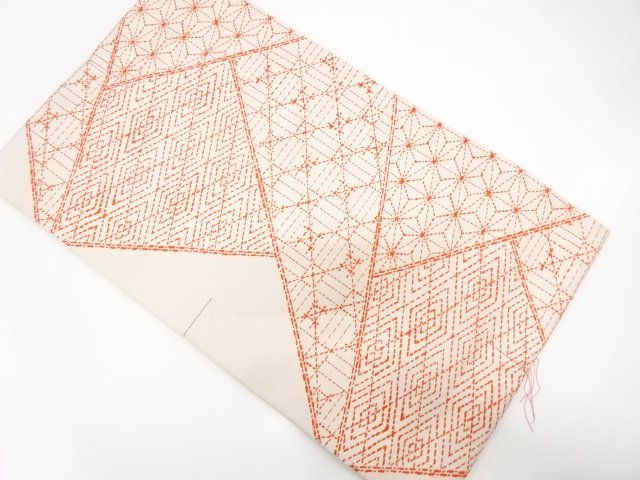 JAPANESE FUKURO OBI / UNUSED / SASHIKO / KIRIBAME STYTLE